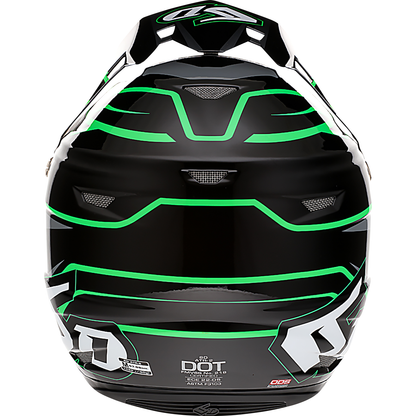 6D HELMETS ATR-2 Helmet - Phase - Black/Green - 2XL 12-2849
