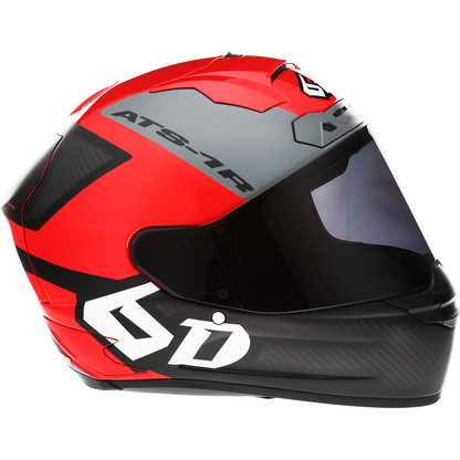 6D HELMETS ATS-1R Helmet - Wyman - Red/Gray - XL 30-0738