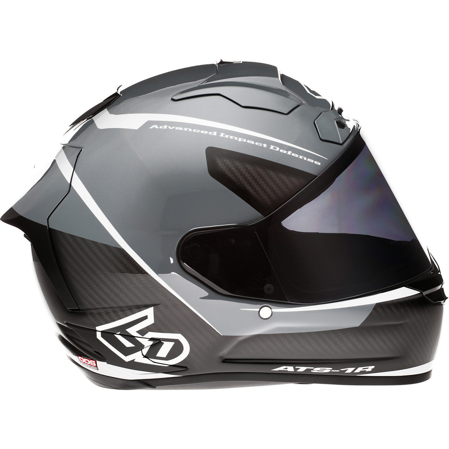 6D HELMETS ATS-1R Helmet - Alpha - Silver - XL 30-0588