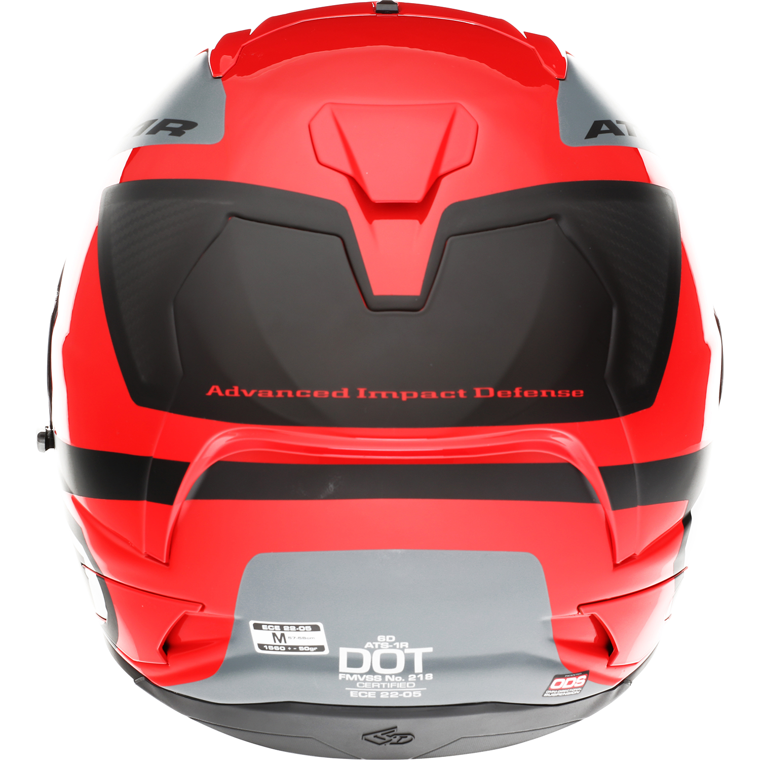 6D HELMETS ATS-1R Helmet - Wyman - Red/Gray - XL 30-0738
