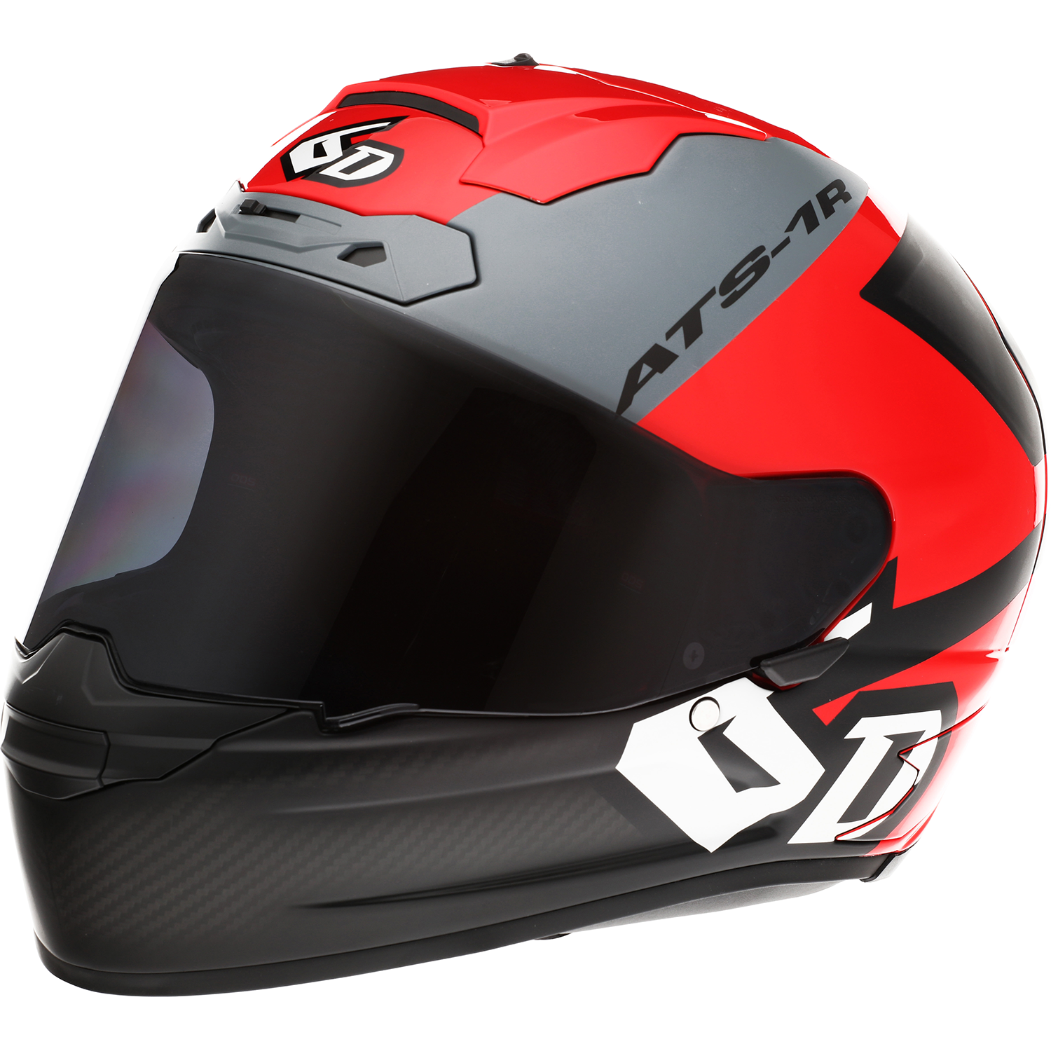 6D HELMETS ATS-1R Helmet - Wyman - Red/Gray - XL 30-0738