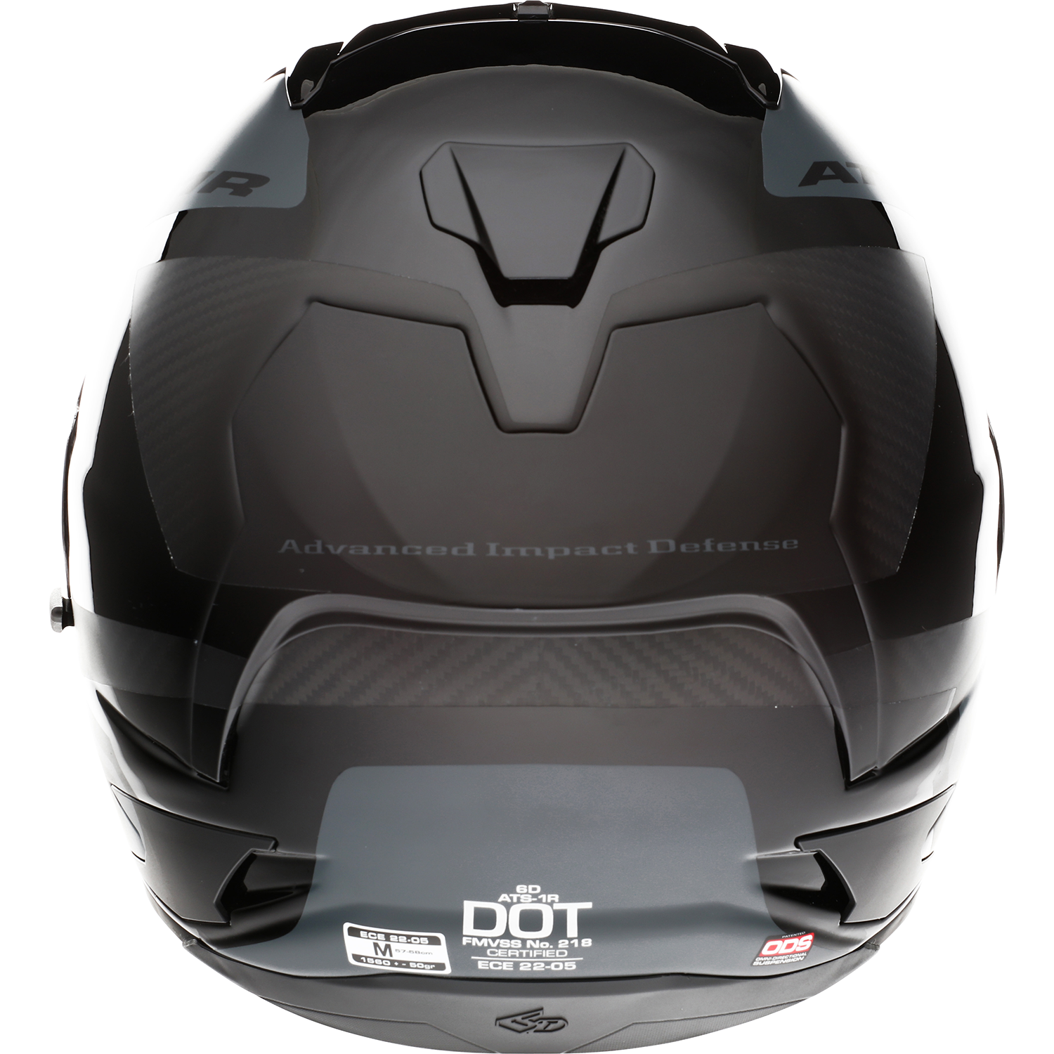 6D HELMETS ATS-1R Helmet - Wyman - Black/Gray - 2XL 30-0709