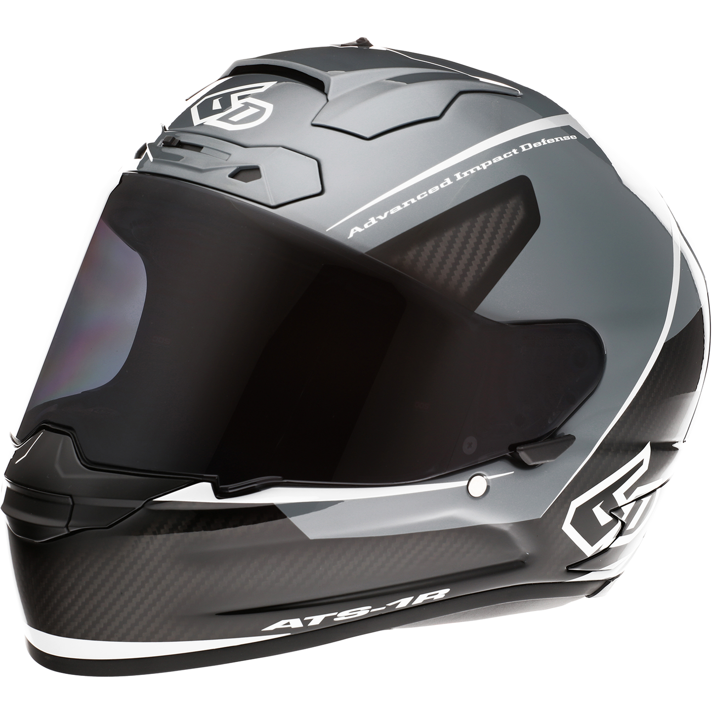 6D HELMETS ATS-1R Helmet - Alpha - Silver - 2XL 30-0589