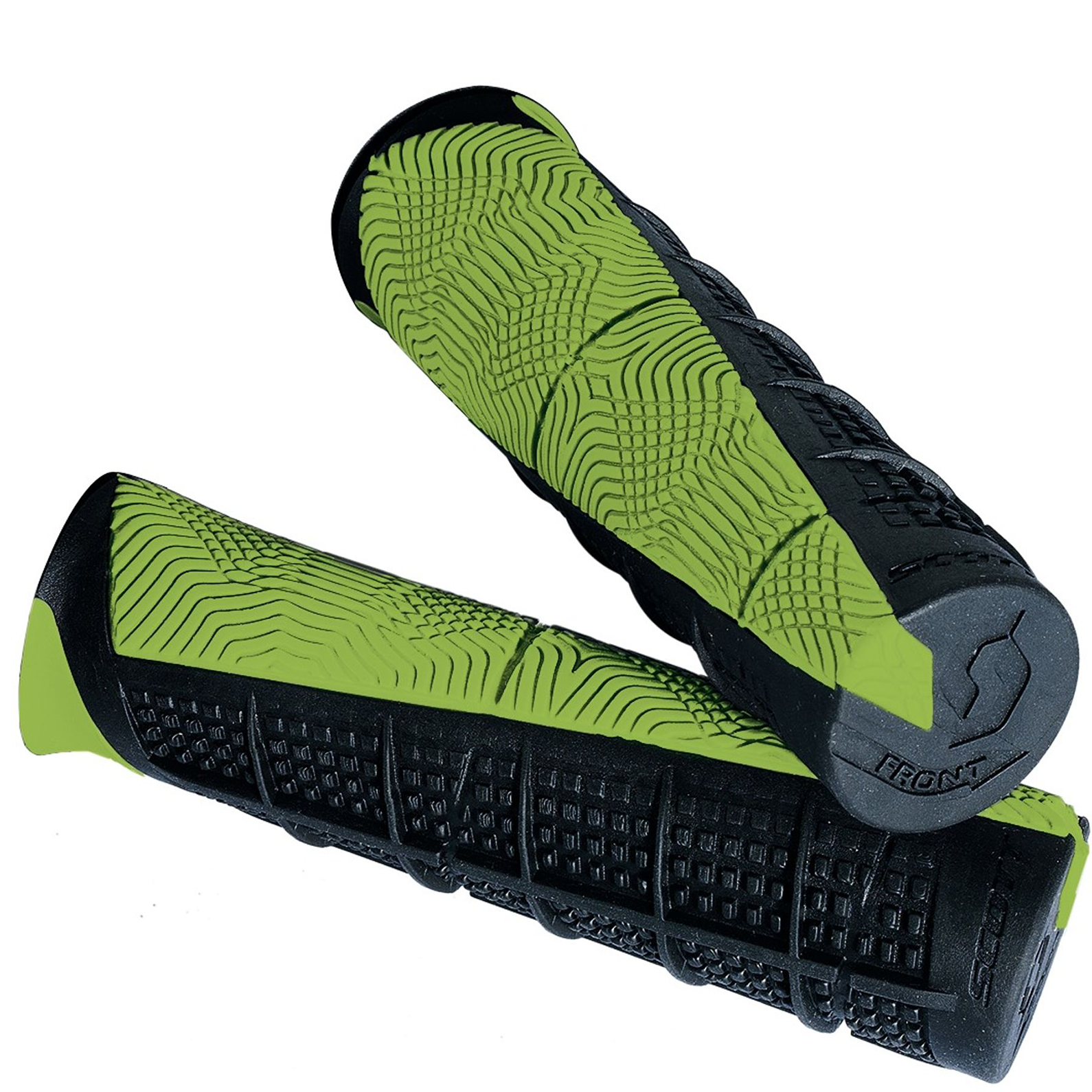 SCOTT Deuce ATV Grips - Black/Green 217892-1043