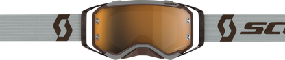 SCOTT Prospect Amplifier Goggle - Gray/Brown - Gold Chrome Works Lens 285536-7430324