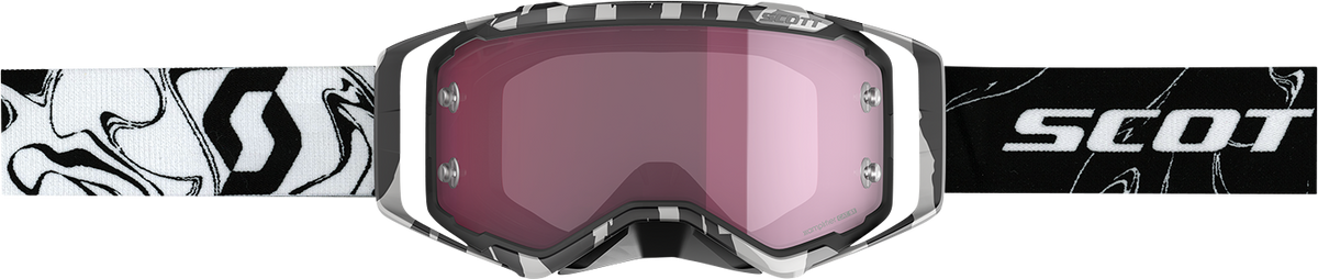 SCOTT Prospect Amplifier Goggle - Marble Black/White - Rose Works Lens 285536-7082352