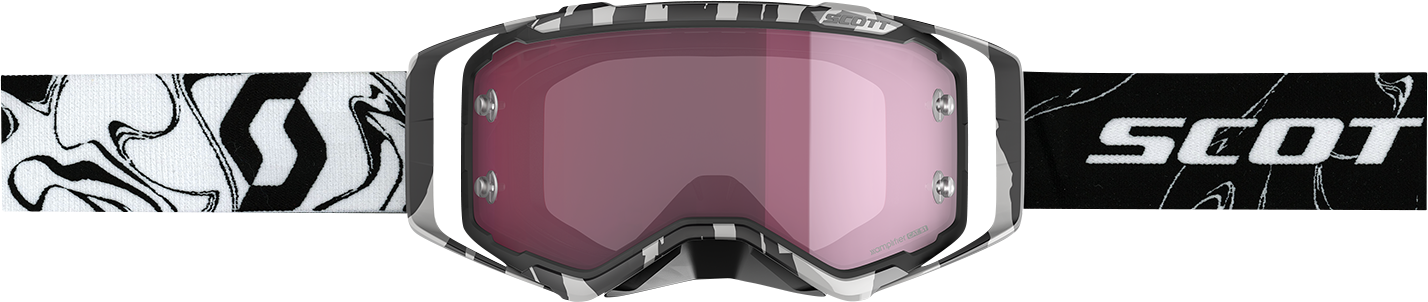 SCOTT Prospect Amplifier Goggle - Marble Black/White - Rose Works Lens 285536-7082352
