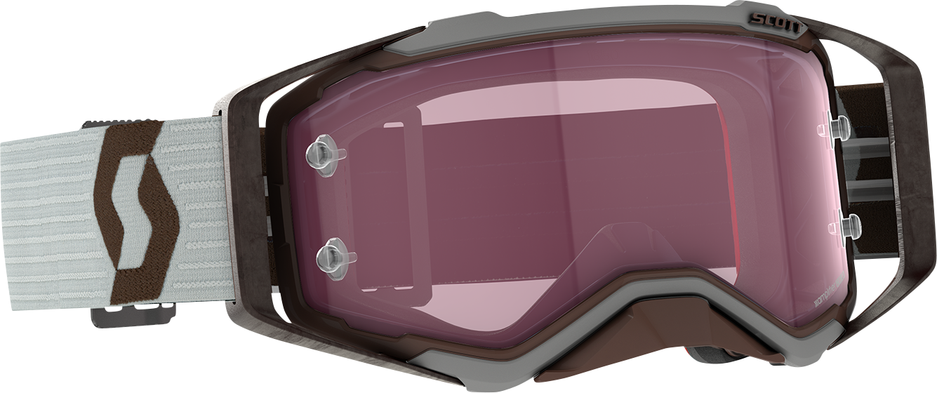 SCOTT Prospect Amplifier Goggle - Gray/Brown - Rose Works Lens 285536-7430352