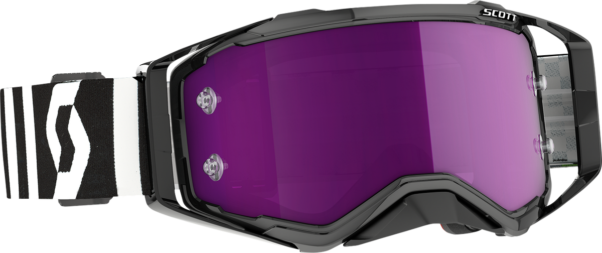 SCOTT Prospect Goggle - Racing Black/White - Purple Chrome Works Lens 272821-7432281