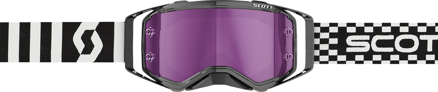 SCOTT Prospect Goggle - Racing Black/White - Purple Chrome Works Lens 272821-7432281
