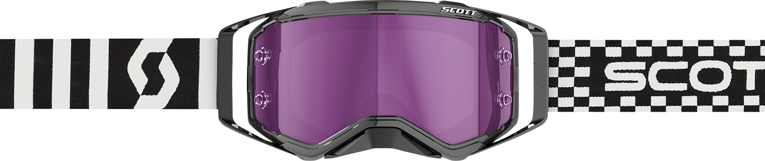 SCOTT Prospect Goggle - Racing Black/White - Purple Chrome Works Lens 272821-7432281