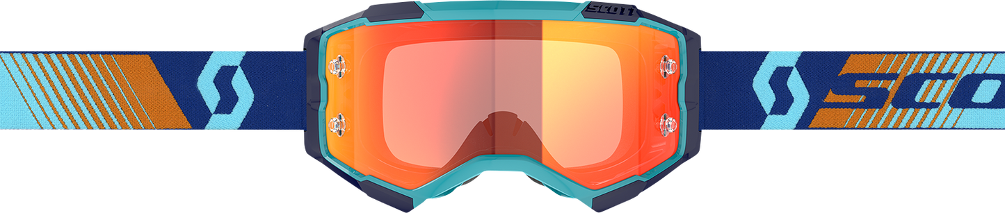 SCOTT Fury Goggle - Royal Blue/Orange - Orange Chrome Works Lens 272828-7436280