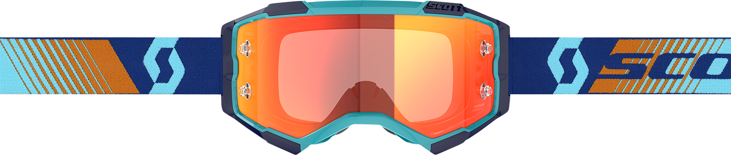 SCOTT Fury Goggle - Royal Blue/Orange - Orange Chrome Works Lens 272828-7436280