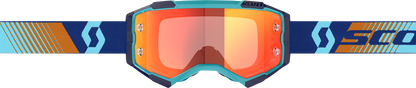SCOTT Fury Goggle - Royal Blue/Orange - Orange Chrome Works Lens 272828-7436280