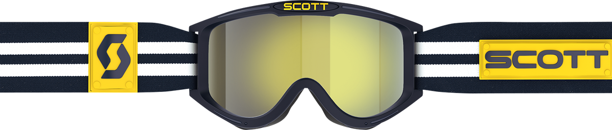 SCOTT 89X Era Goggle - Blue/White - Yellow Chrome Lens 411703-1006179
