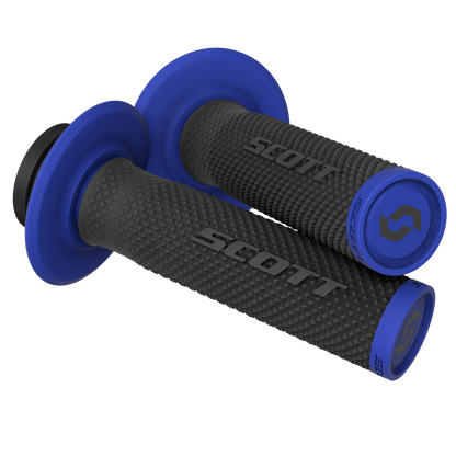 SCOTT SX II Lock-On Grip and Cam Set - Black/Blue 292452-1004222