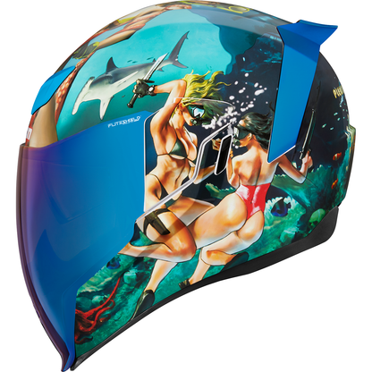 ICON Airflite* Helmet - Pleasuredome 4 - Blue - Small 0101-15001