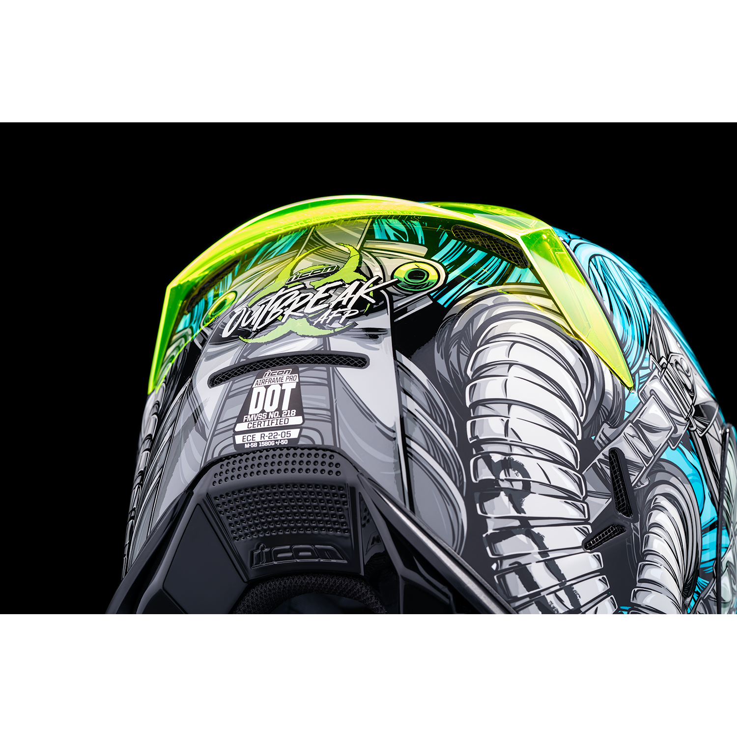 ICON Airframe Pro* Helmet - Outbreak - Blue - 2XL 0101-14949