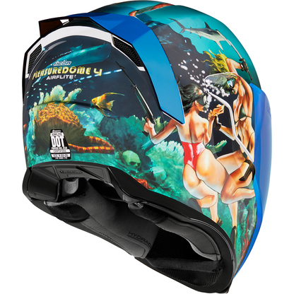ICON Airflite* Helmet - Pleasuredome 4 - Blue - Small 0101-15001