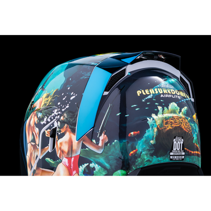 ICON Airflite* Helmet - Pleasuredome 4 - Blue - Small 0101-15001