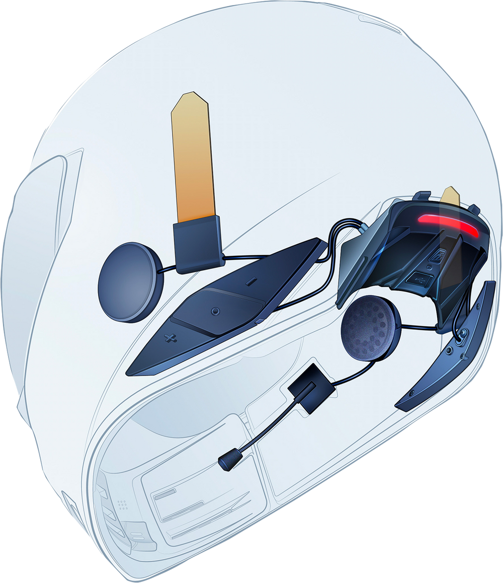 ICON In-Helmet Communicator - Black 4402-0910