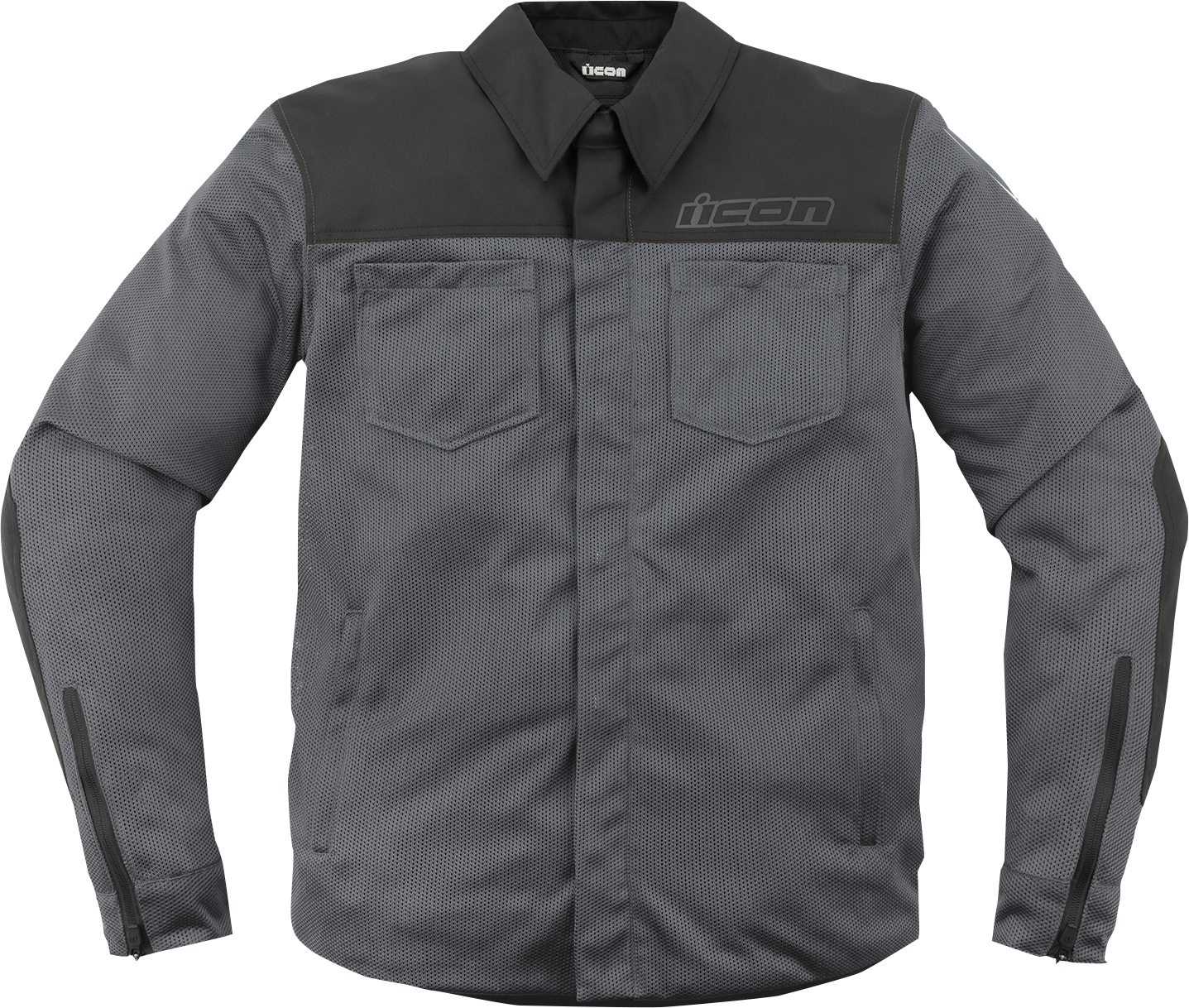 ICON Upstate Mesh CE™ Jacket - Gray - Small 2820-6223