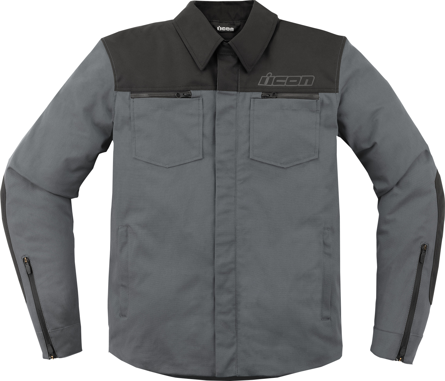 ICON Upstate Canvas CE™ Jacket - Gray - Small 2820-6241