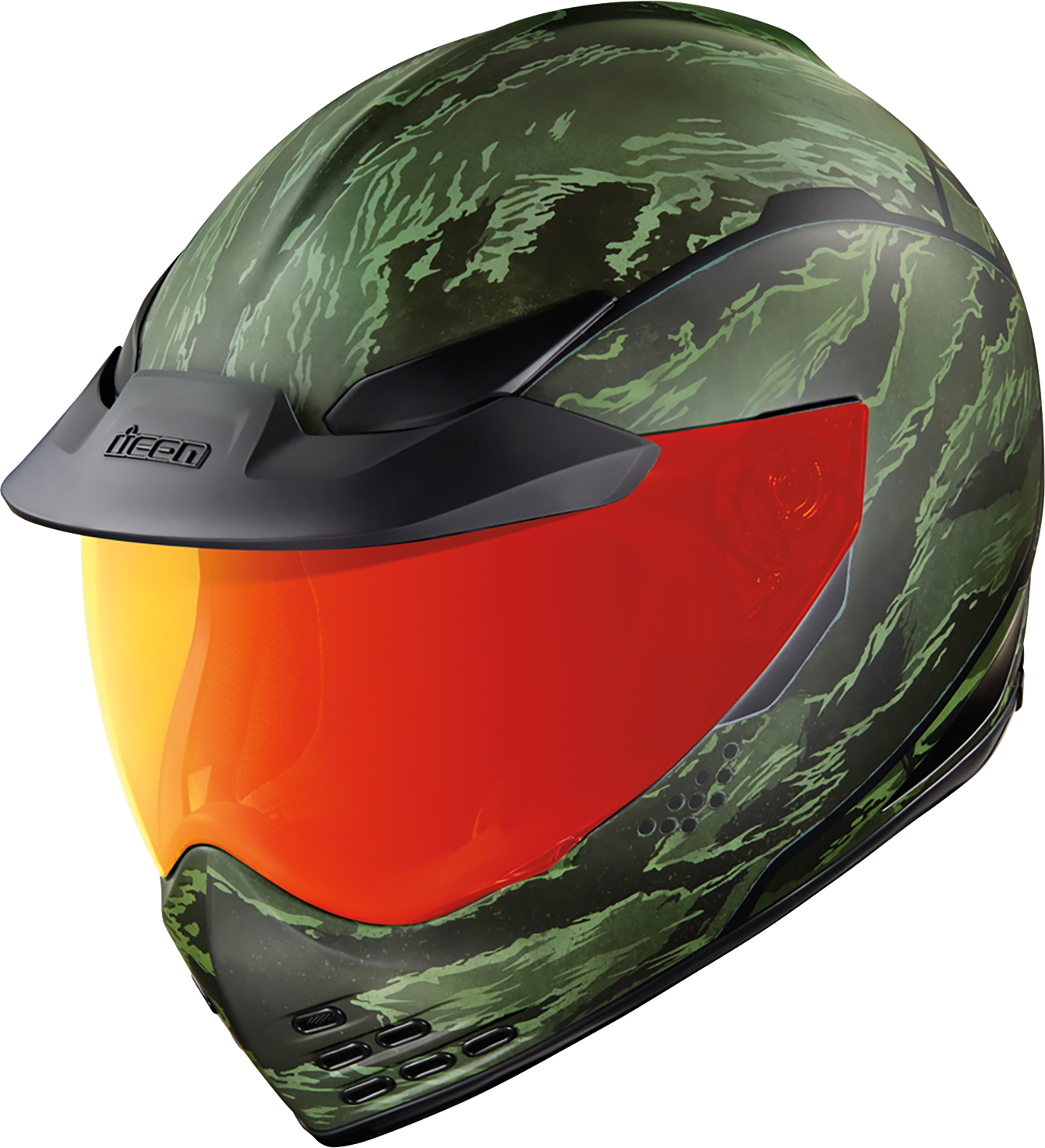 ICON Domain* Helmet - Tiger's Blood - Green - XL 0101-14927