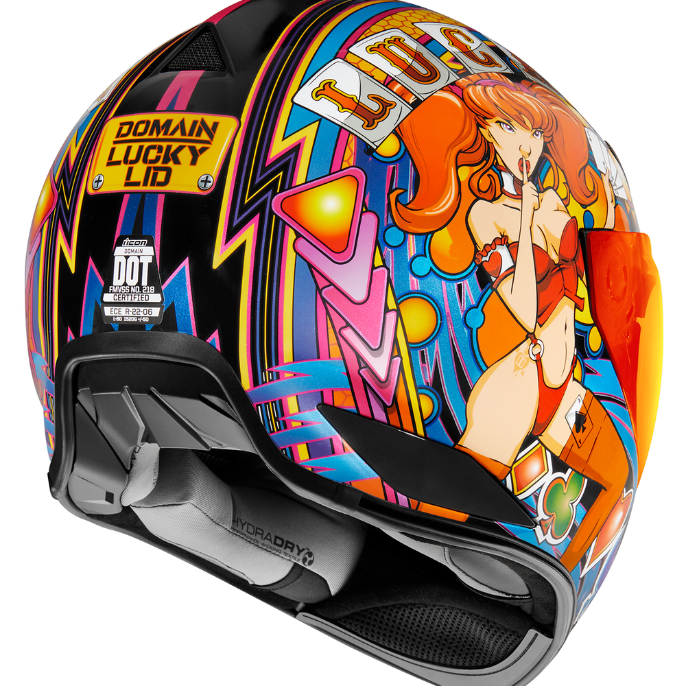 
                      
                        ICON Domain* Helmet - Lucky Lid 4 - Red - Small 0101-14952
                      
                    