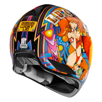 ICON Domain* Helmet - Lucky Lid 4 - Red - Medium 0101-14953