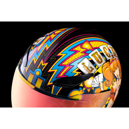 ICON Domain* Helmet - Lucky Lid 4 - Red - Large 0101-14954