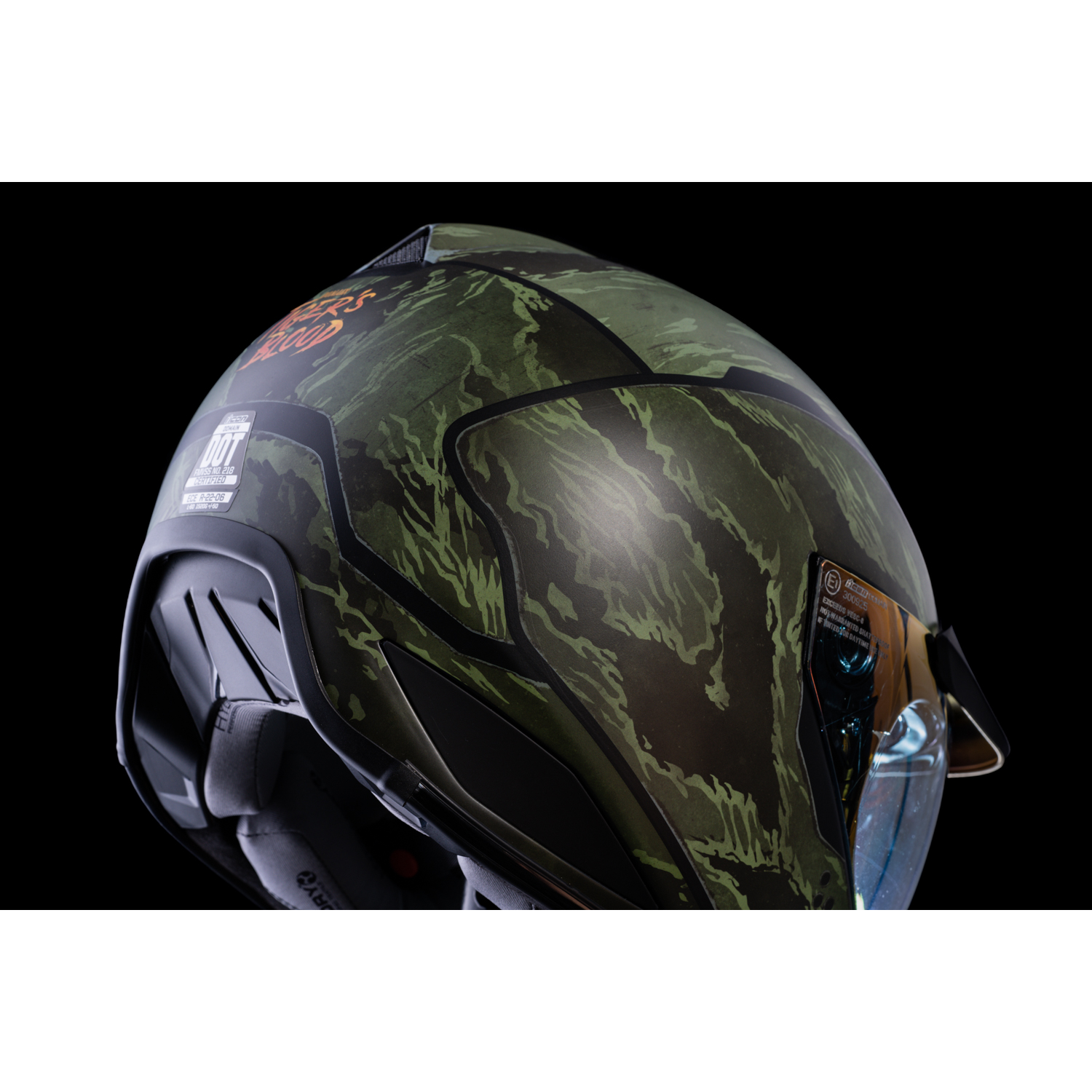ICON Domain* Helmet - Tiger's Blood - Green - Medium 0101-14925