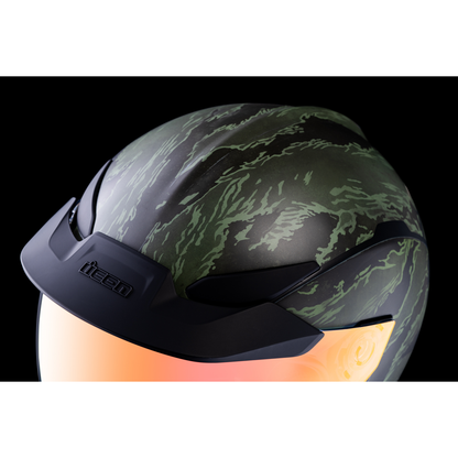 ICON Domain* Helmet - Tiger's Blood - Green - XS 0101-14923