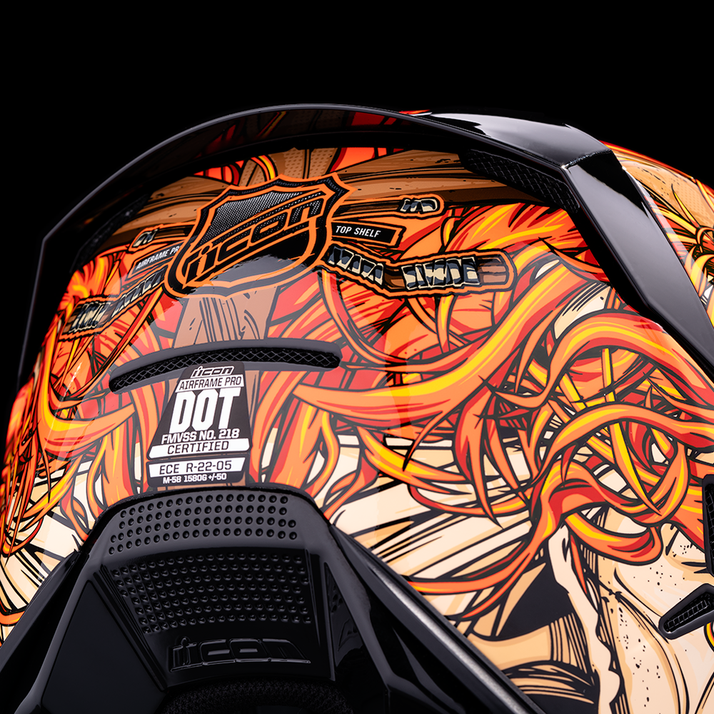 ICON Airframe Pro* Helmet - Topshelf - Red - Large 0101-15074