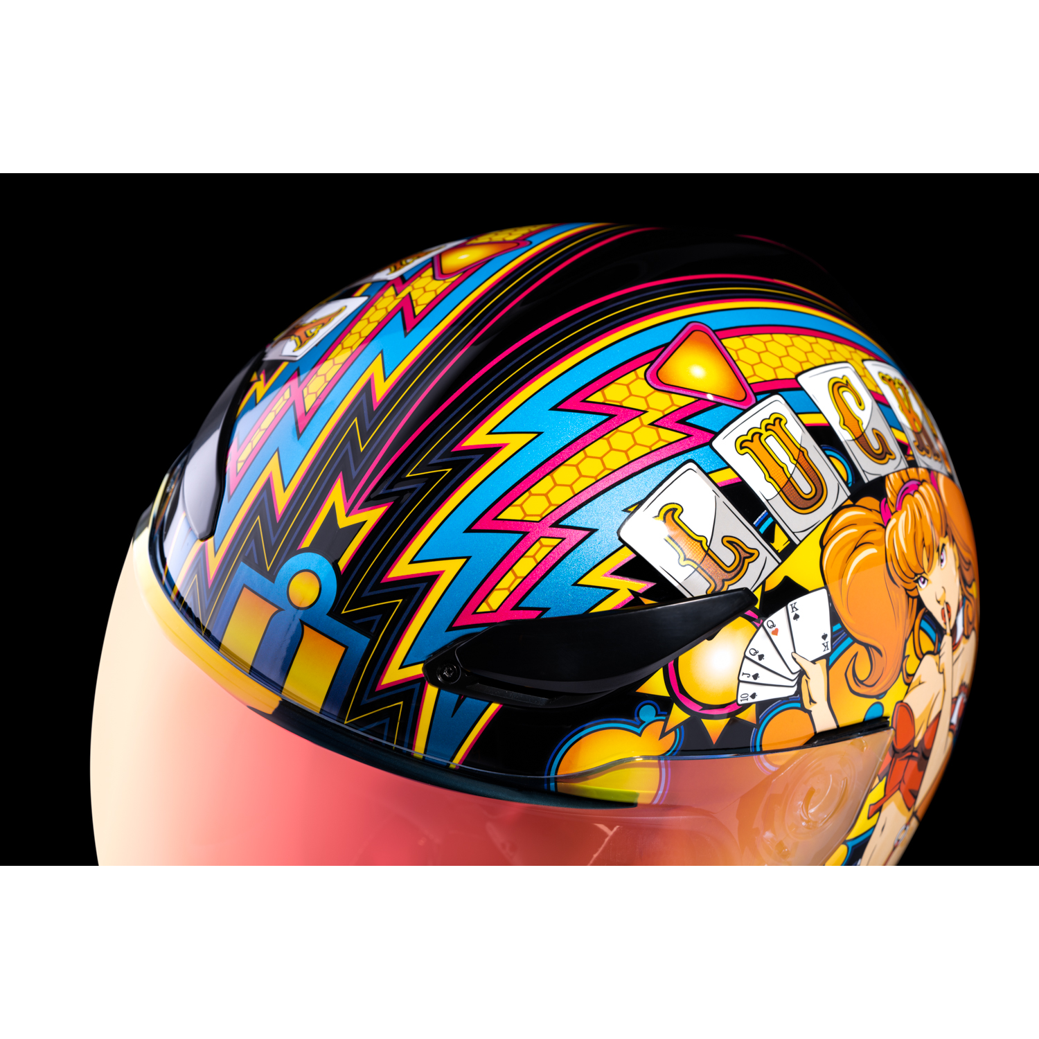ICON Domain* Helmet - Lucky Lid 4 - Red - 3XL 0101-14957