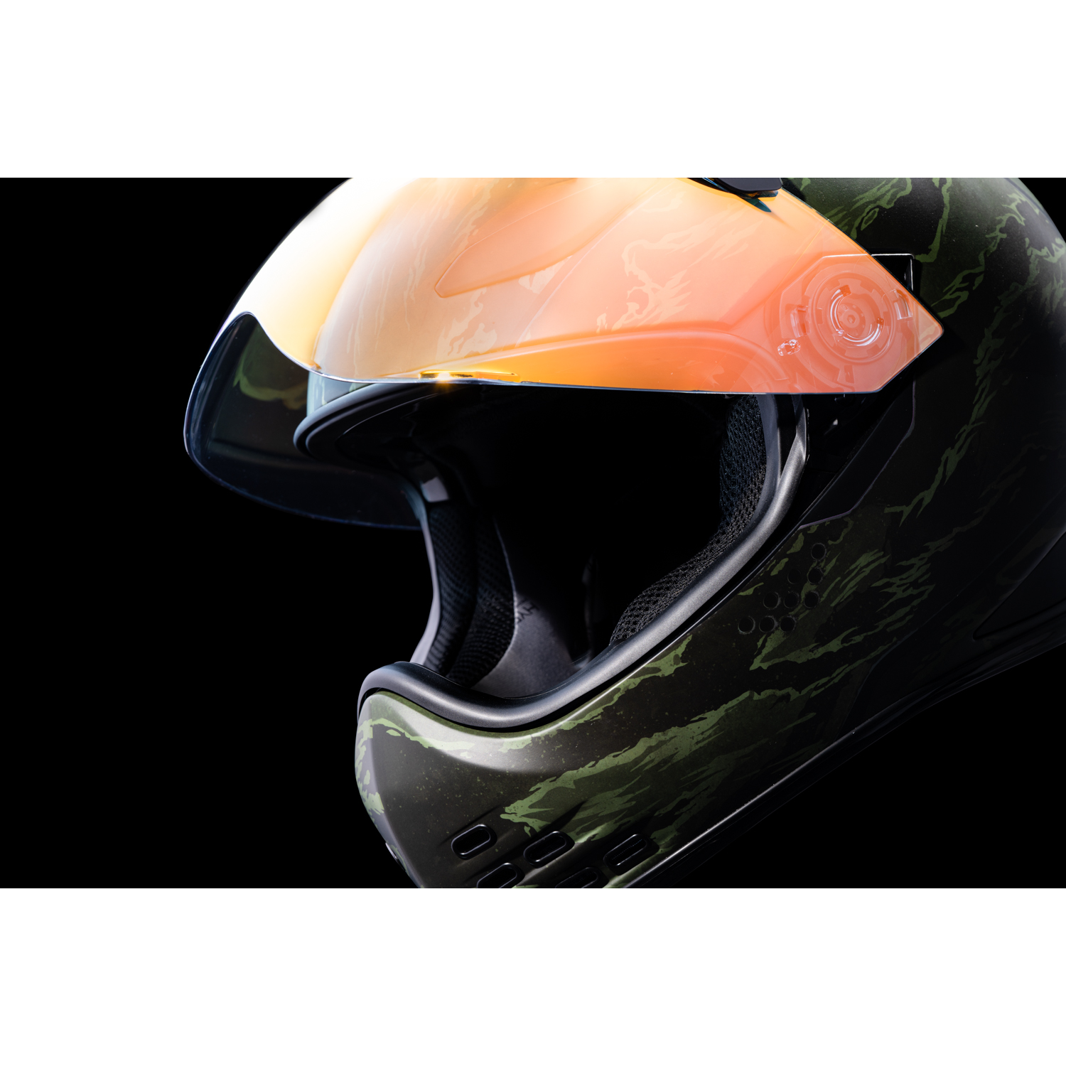 ICON Domain* Helmet - Tiger's Blood - Green - XS 0101-14923