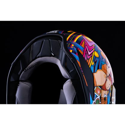 ICON Domain* Helmet - Lucky Lid 4 - Red - 2XL 0101-14956