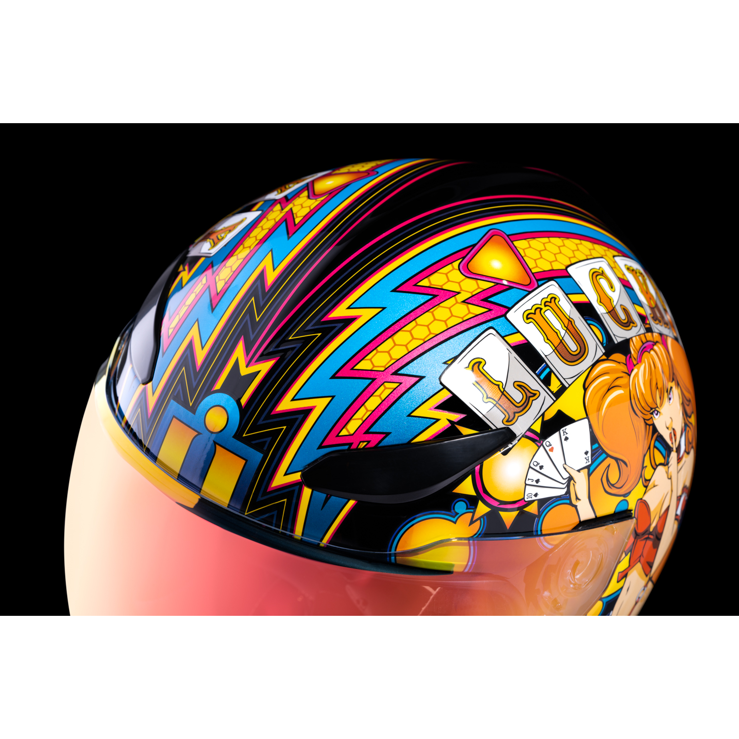 ICON Domain* Helmet - Lucky Lid 4 - Red - 3XL 0101-14957