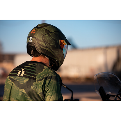 ICON Domain* Helmet - Tiger's Blood - Green - XS 0101-14923