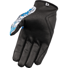 ICON Hooligan* Dino Fury Gloves - Blue - Medium 3301-4636