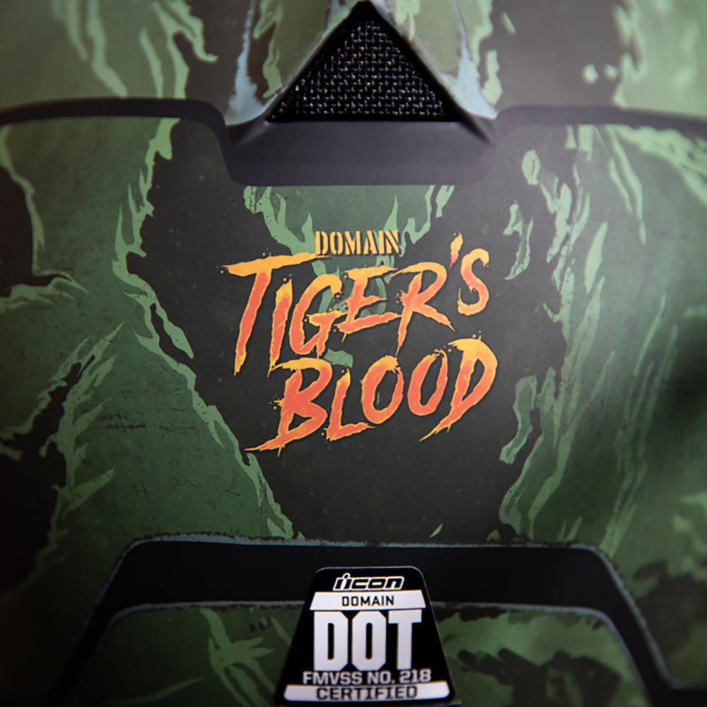 
                      
                        ICON Domain* Helmet - Tiger's Blood - Green - 2XL 0101-14928
                      
                    