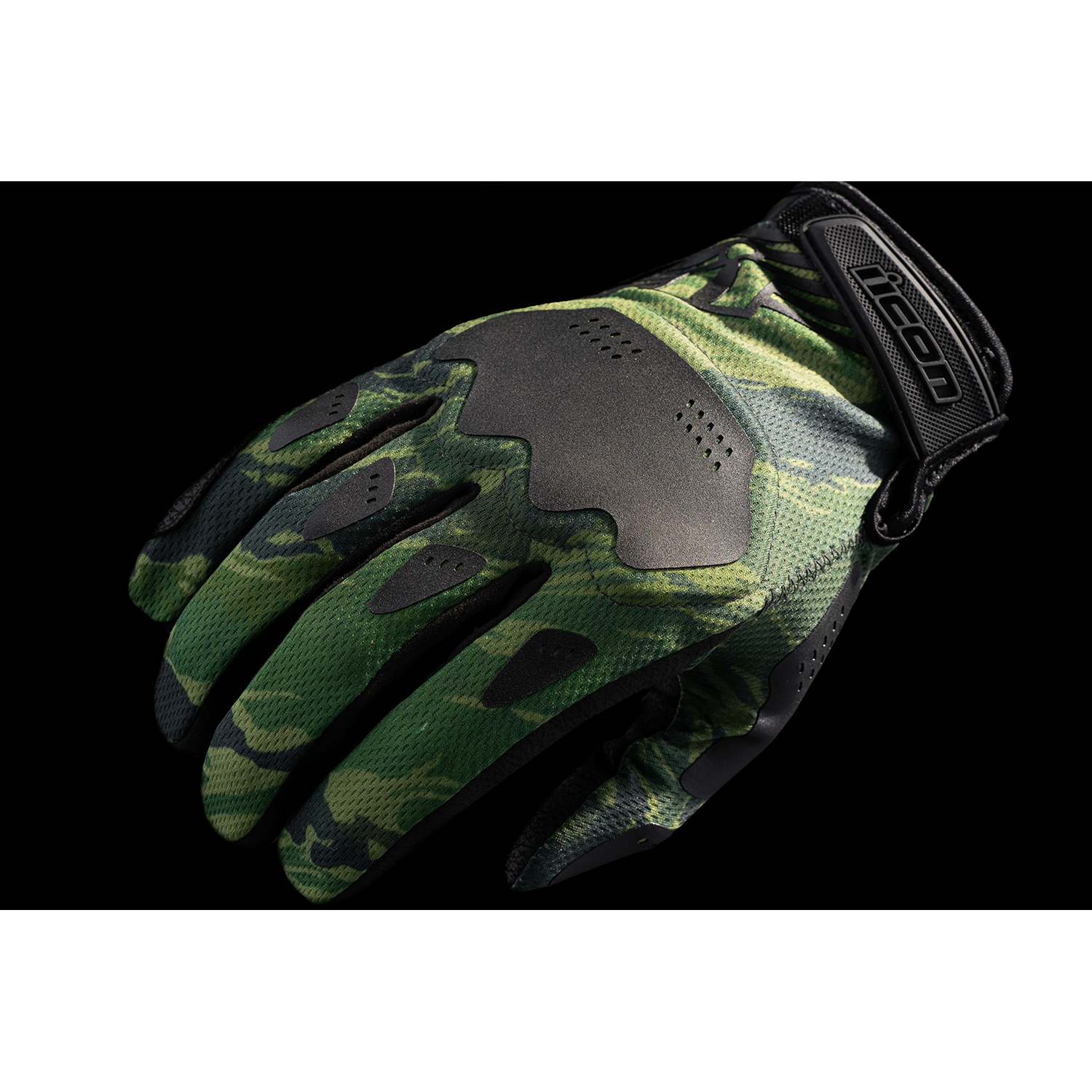 ICON Hooligan* Tiger's Blood Gloves - Green - XL 3301-4626