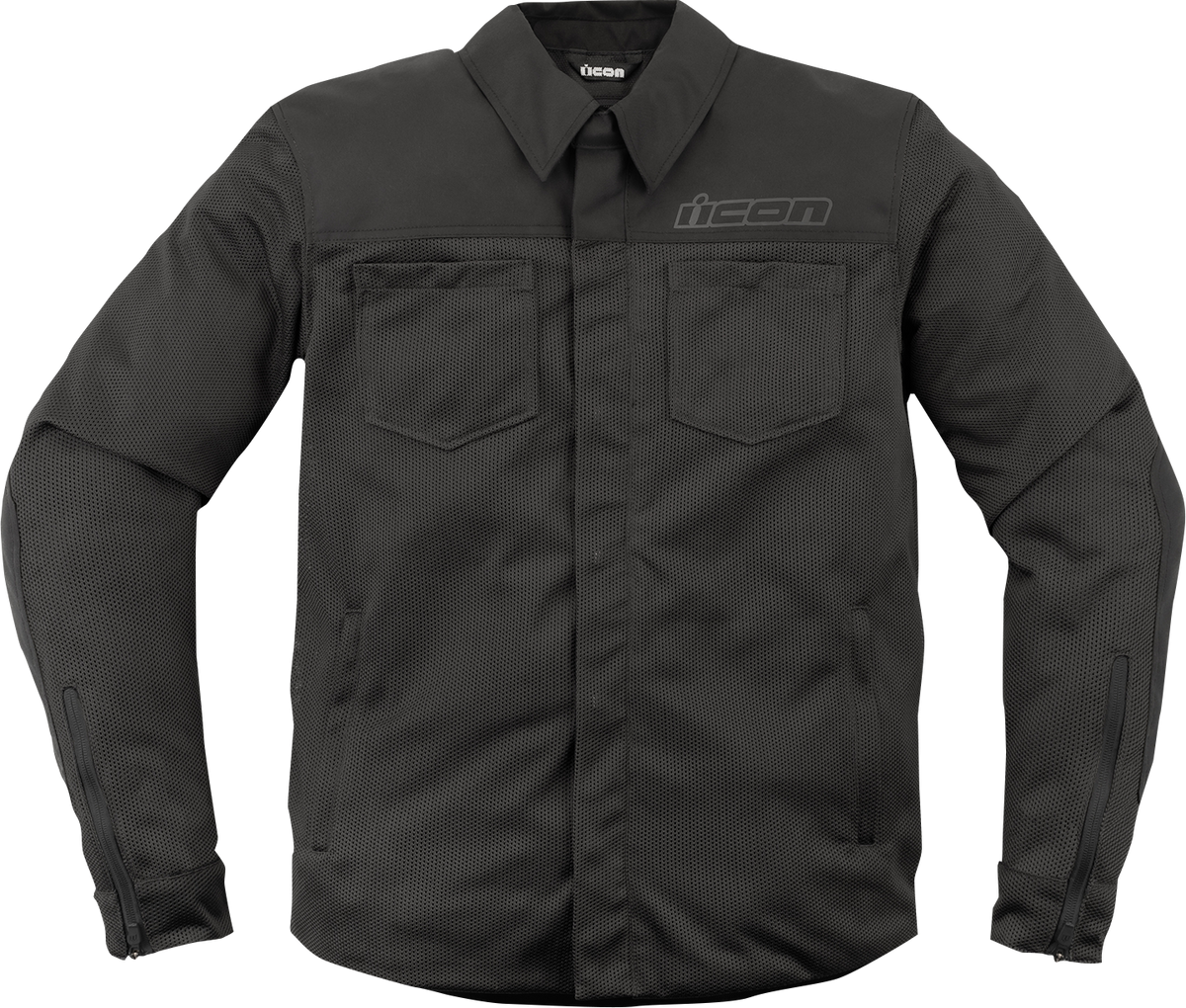 ICON Upstate Mesh CE™ Jacket - Black - Medium 2820-6218