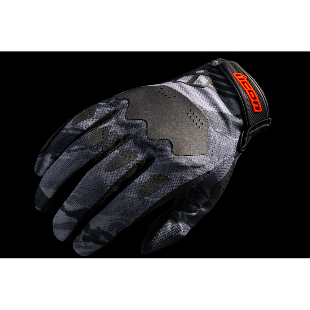 
                      
                        ICON Hooligan* Tiger's Blood Gloves - Gray - Small 3301-4629
                      
                    
