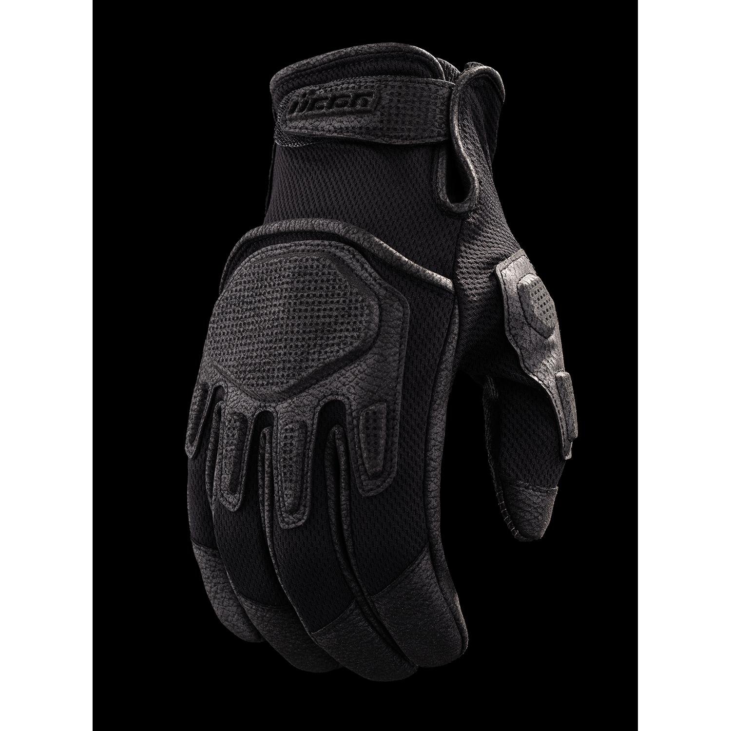 ICON Punchup CE* Gloves - Black - Small 3301-4588