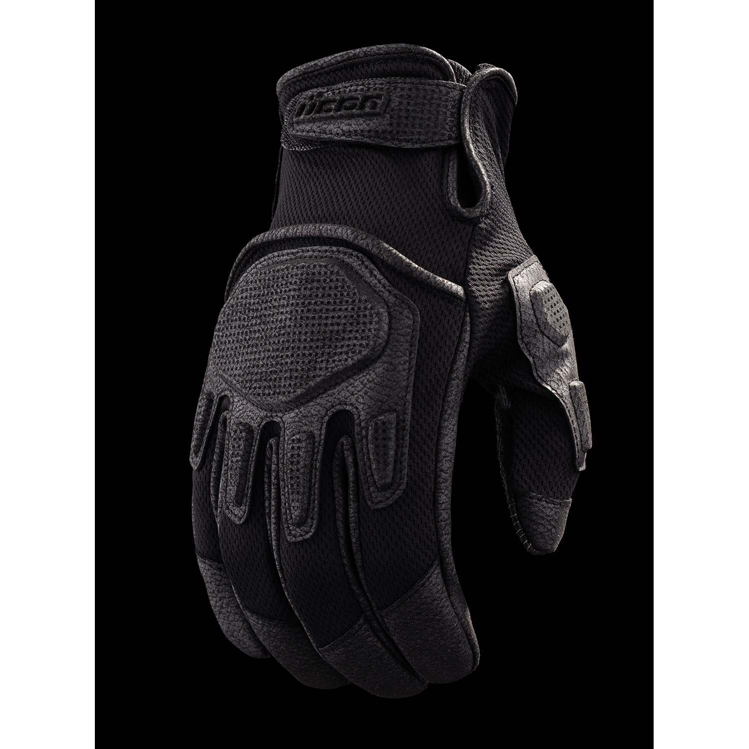 ICON Punchup CE* Gloves - Black - Small 3301-4588