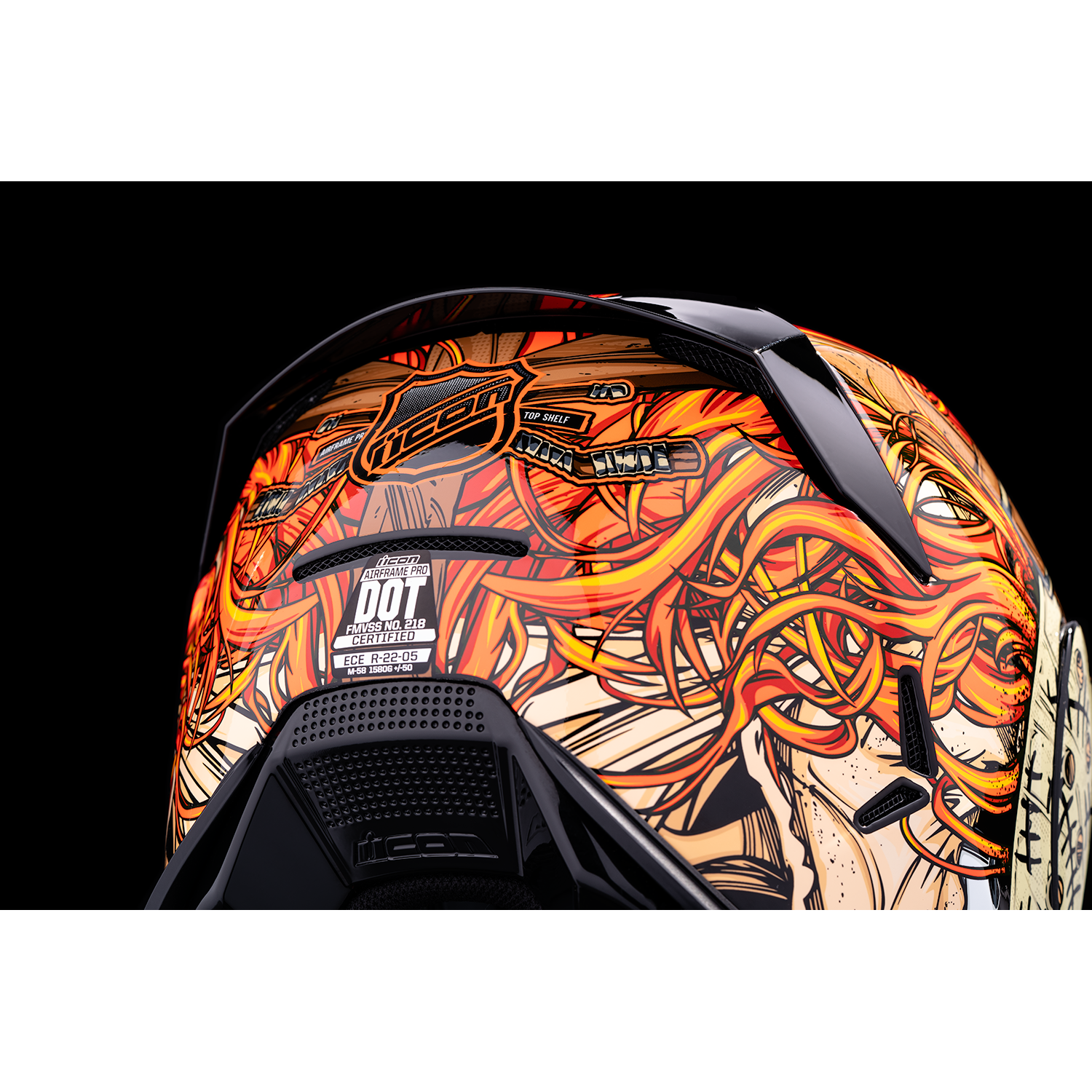ICON Airframe Pro* Helmet - Topshelf - Red - XL 0101-15075
