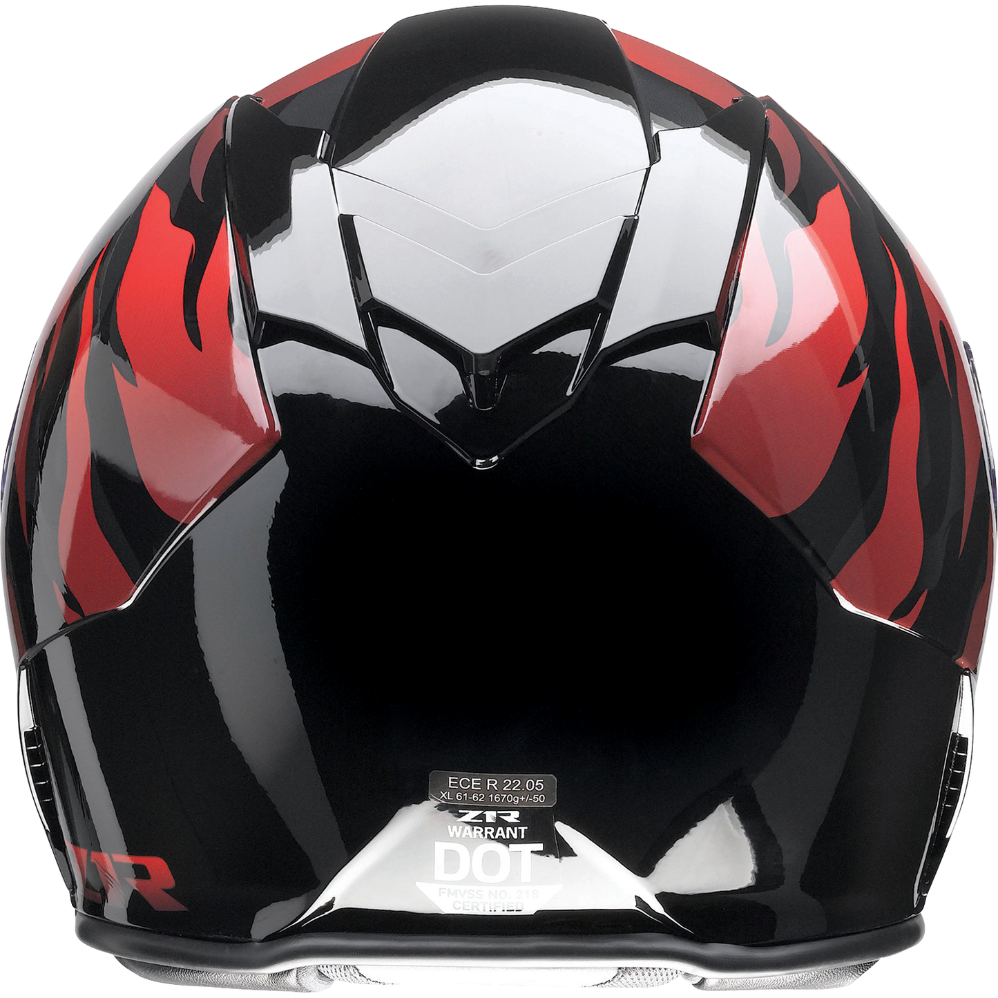 Z1R Warrant Helmet - Panthera - Black/Red - Large 010115208