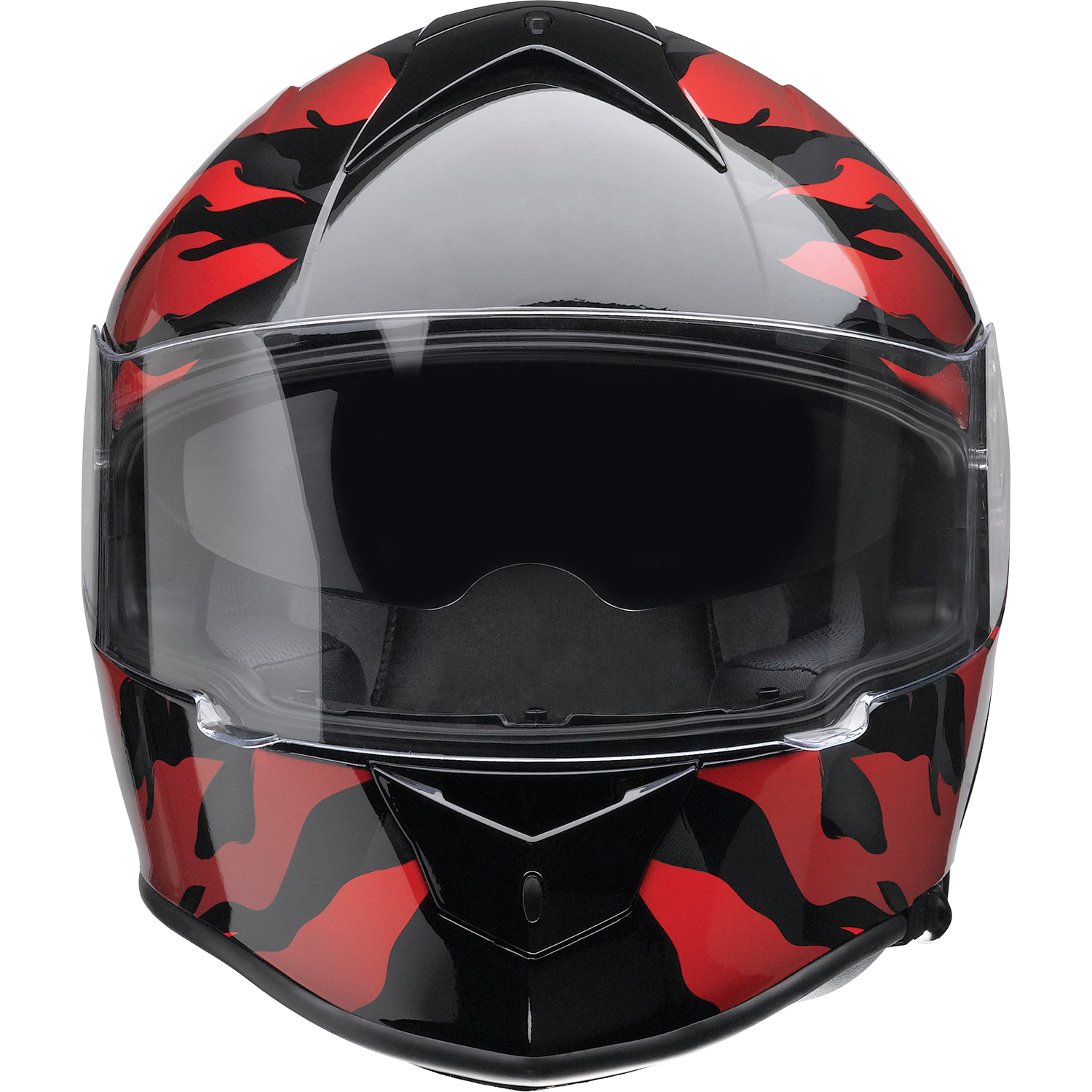 Z1R Warrant Helmet - Panthera - Black/Red - Medium 010115207