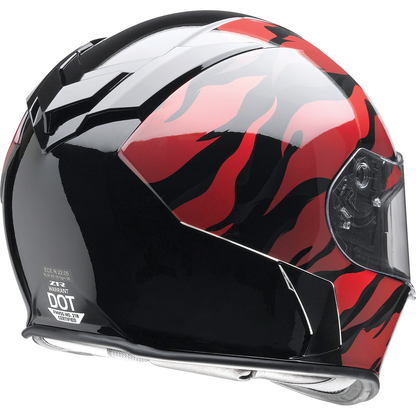 Z1R Warrant Helmet - Panthera - Black/Red - Medium 010115207